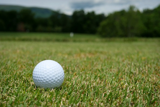 golf ball on tee